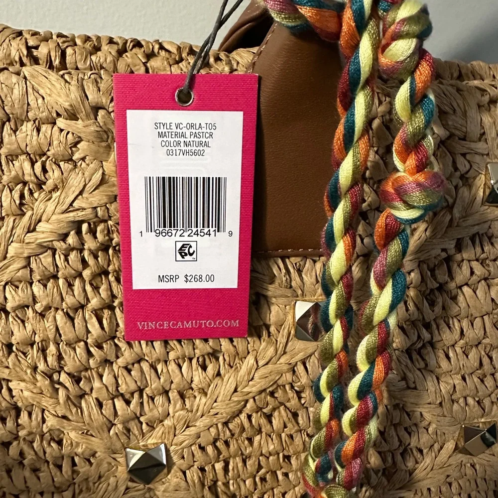 Vince Camuto Orla Tote Natural Straw - Picture 7 of 10